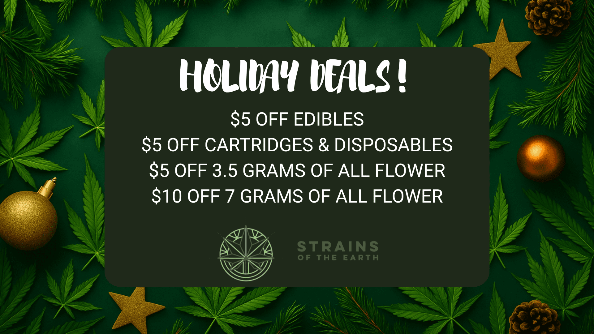 Holiday Deals SOTE